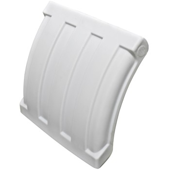 Dynaplas Quarter Plastic Mudguard - 630mm Wide - White